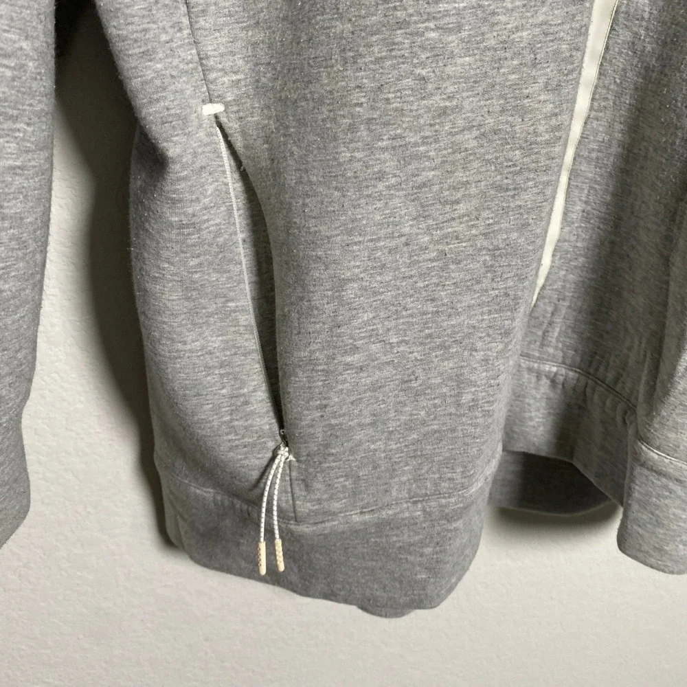 New Balance Womens Gray Full Zip Hoodie Long Sleeve Athletic Comfort Size XL - Picture 8 of 10
